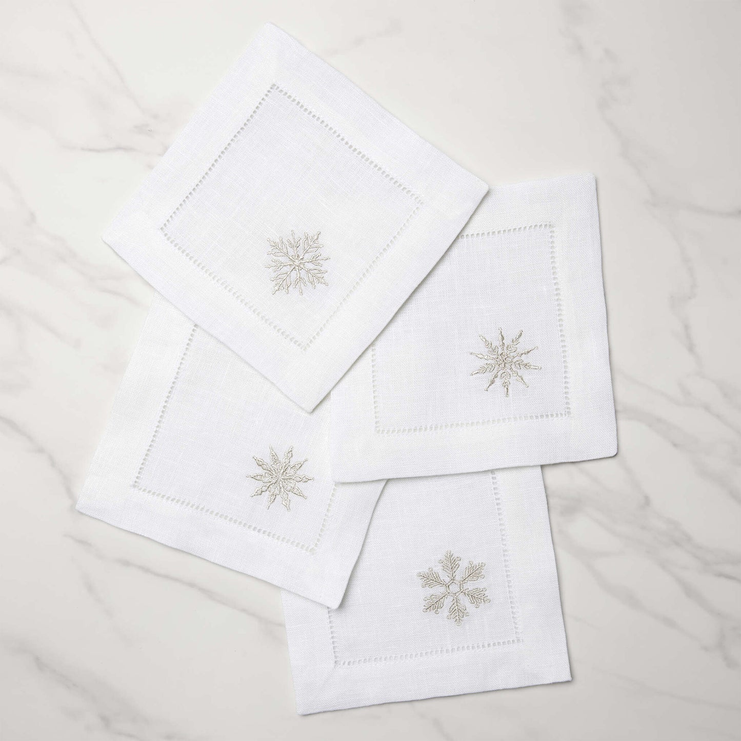 Set of Four Holiday Napkins