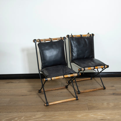 Pair of Campaign Chairs