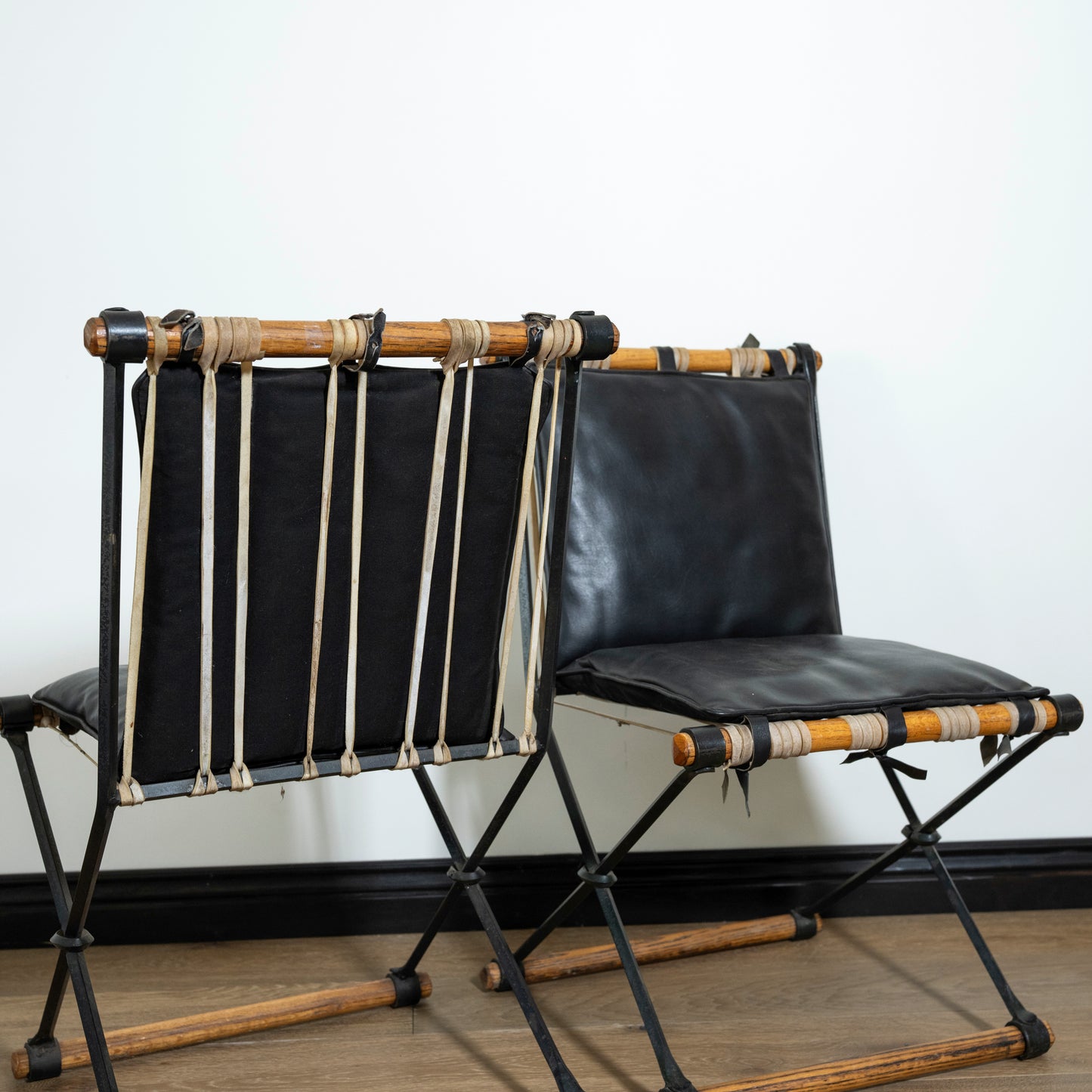 Pair of Campaign Chairs