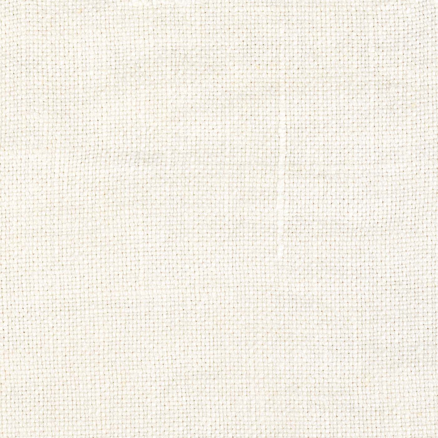 Off-white woven fabric with a fine, uniform grid pattern.
