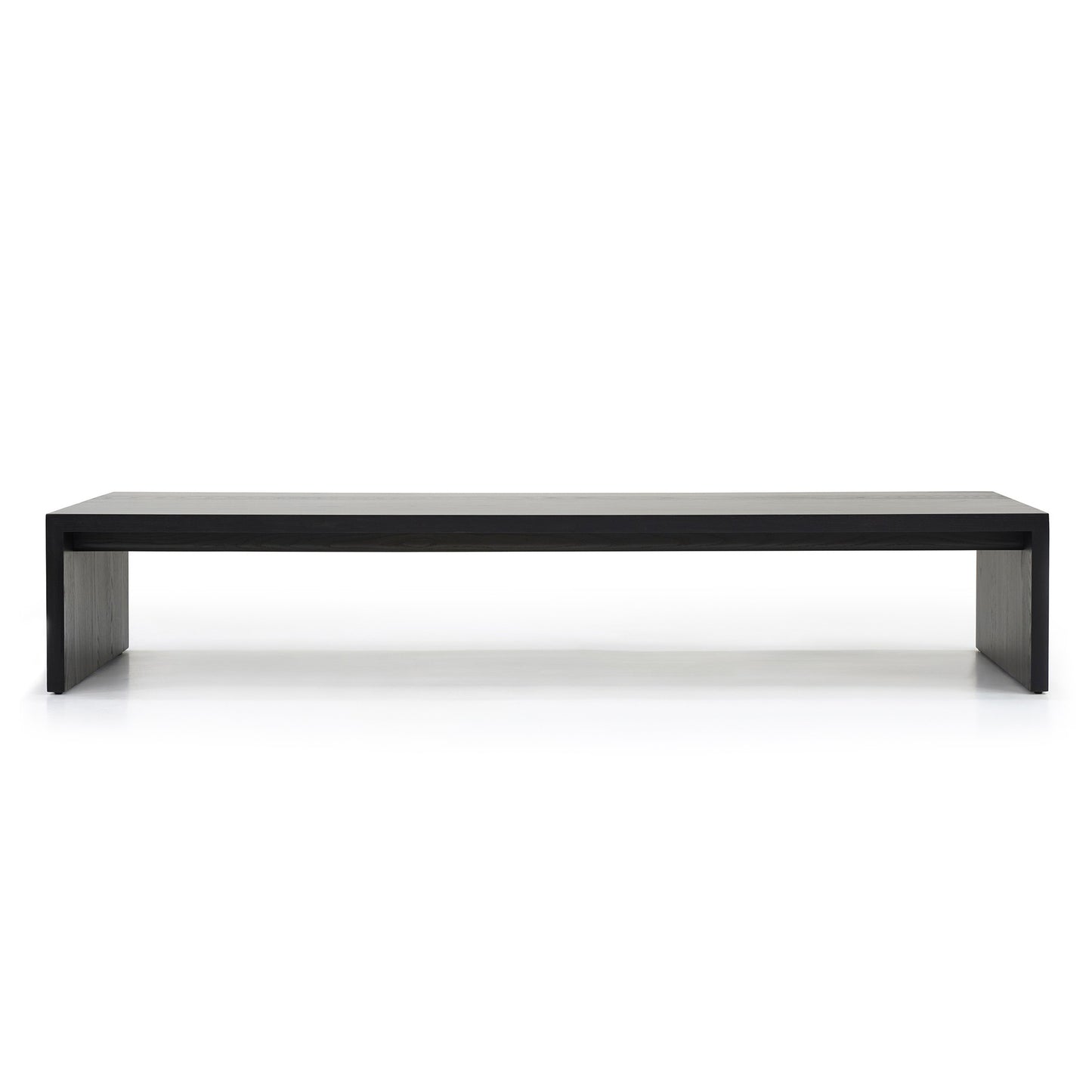 Custom order Menorca coffee table black minimalist design with sleek modern lines and a clean finish
