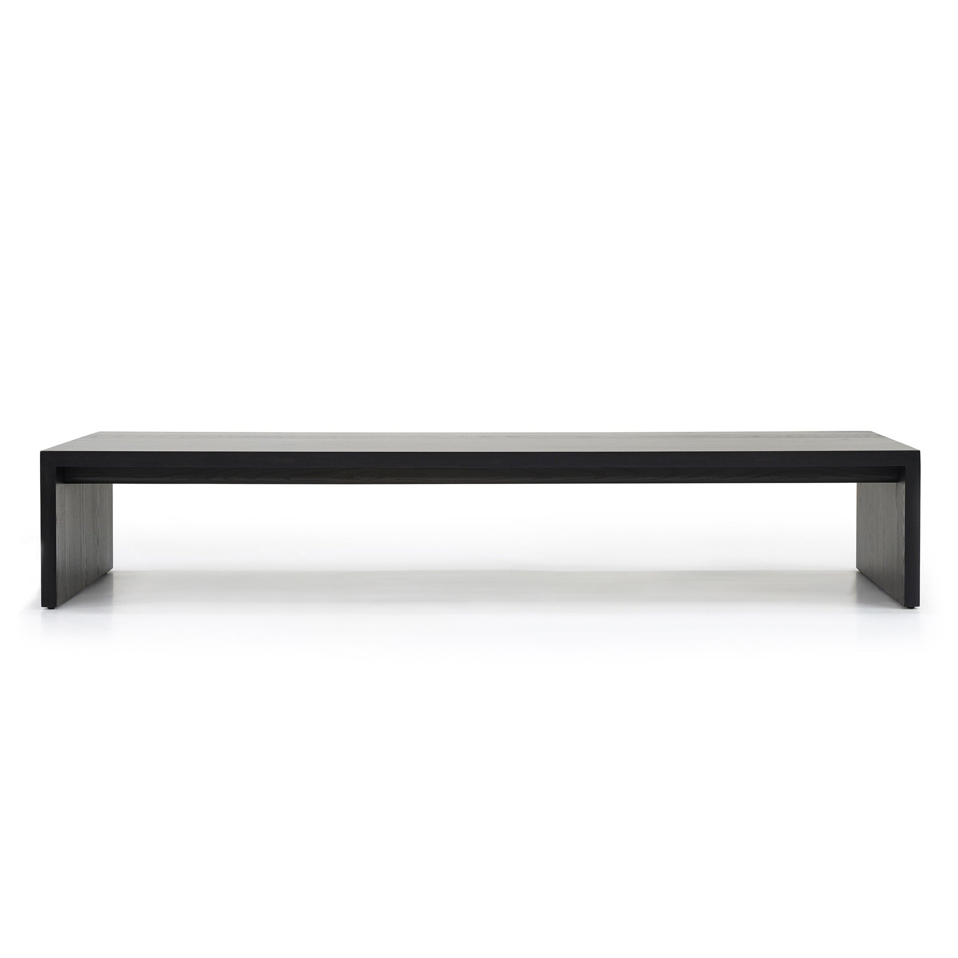 Custom order Menorca coffee table black minimalist design with sleek modern lines and a clean finish