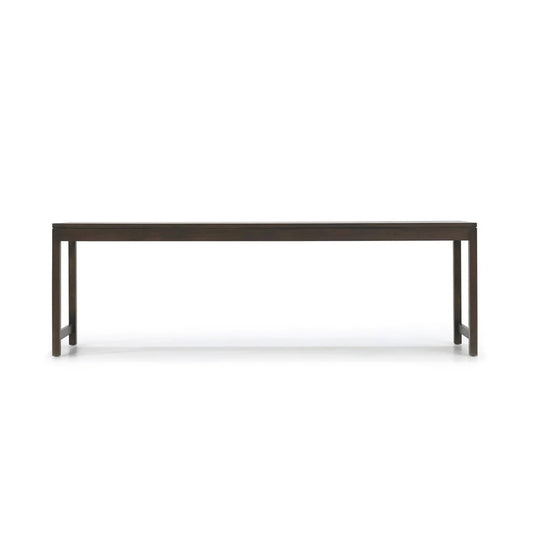 Rectangular Fermette console table on a white background