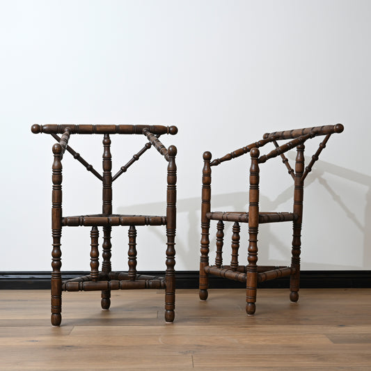 Early 20th C Art Deco Swedish Armchairs