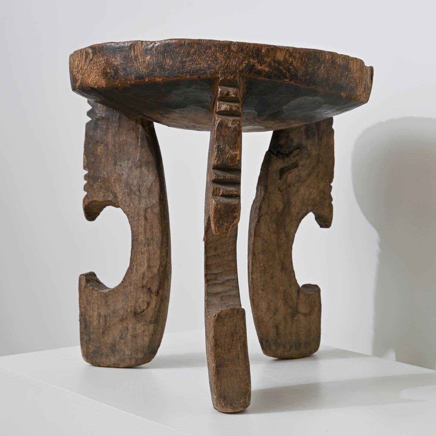 Early 20th C Oromo Stool (Ethiopia)