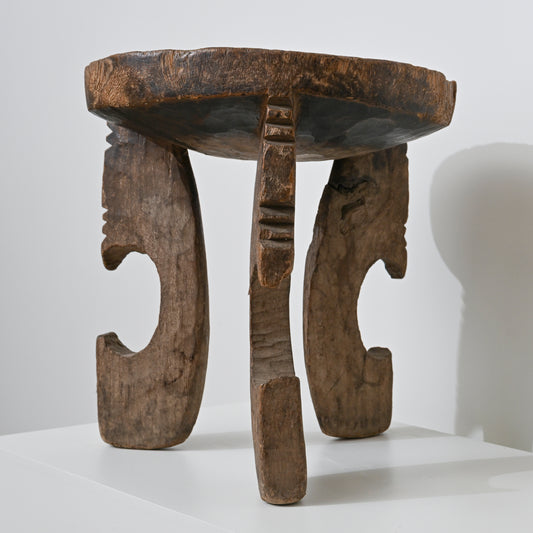 Early 20th C Oromo Stool (Ethiopia)