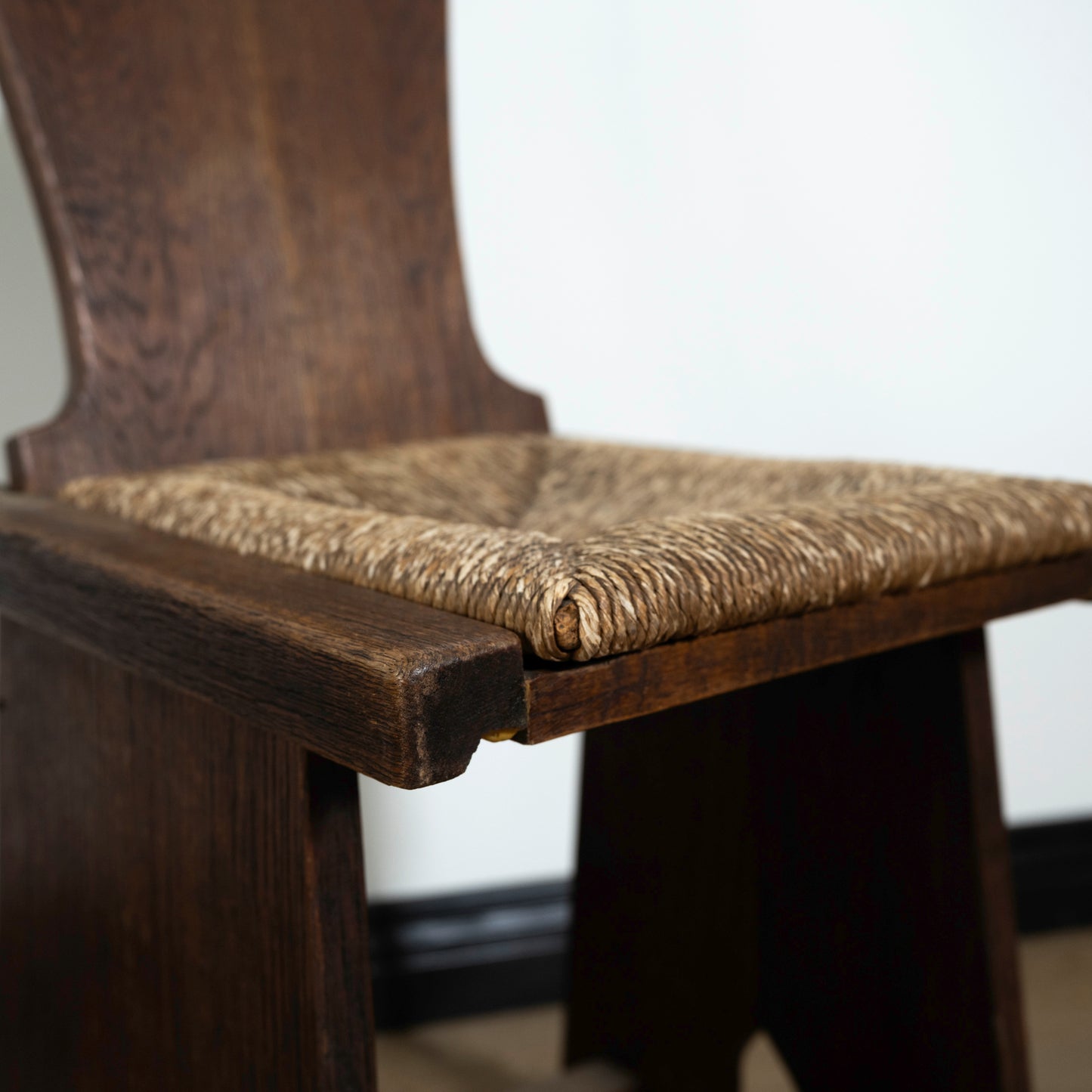 Pair of Spanish Rush Chairs