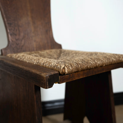 Pair of Spanish Rush Chairs